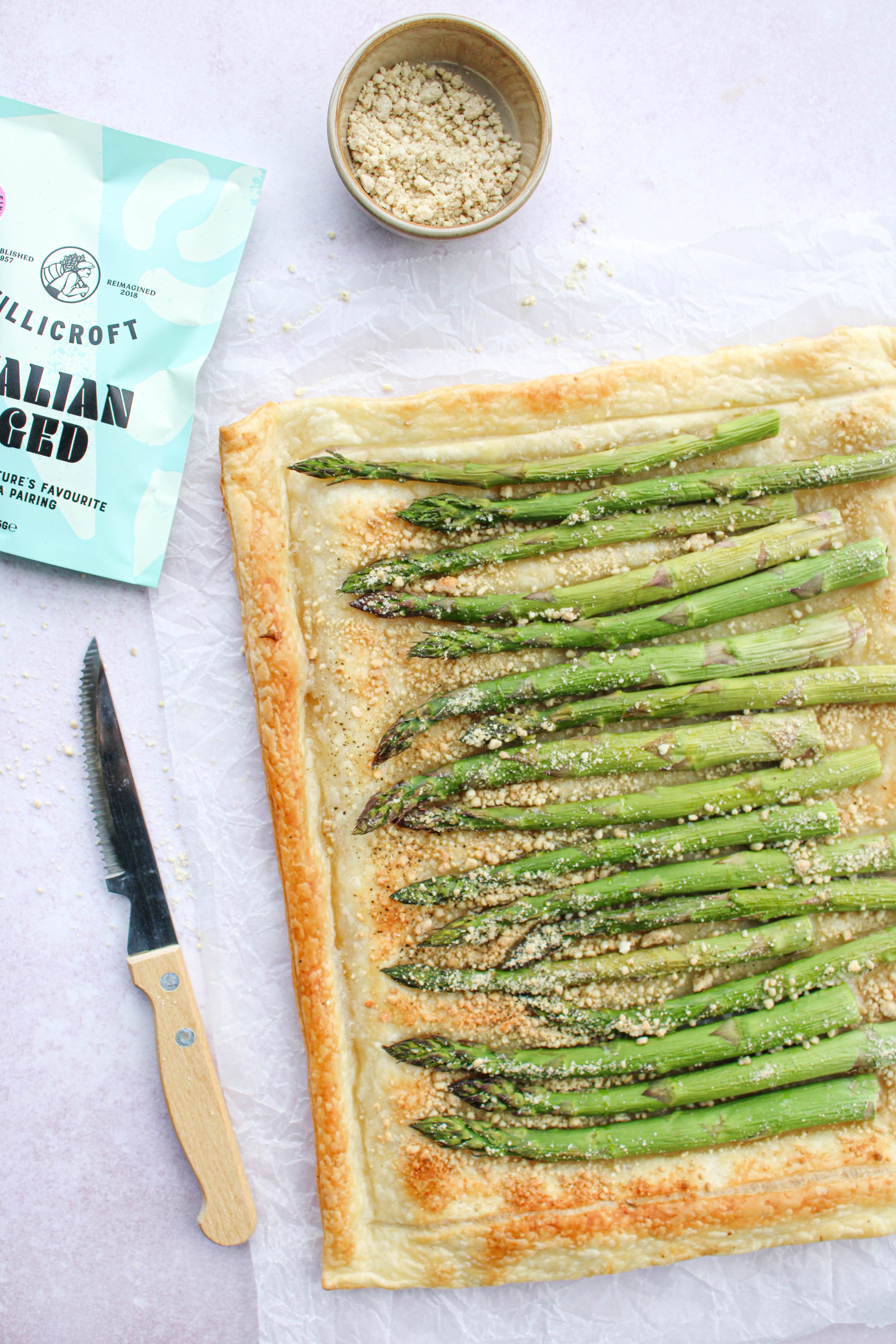 Asparagus Tart With Italian Aged