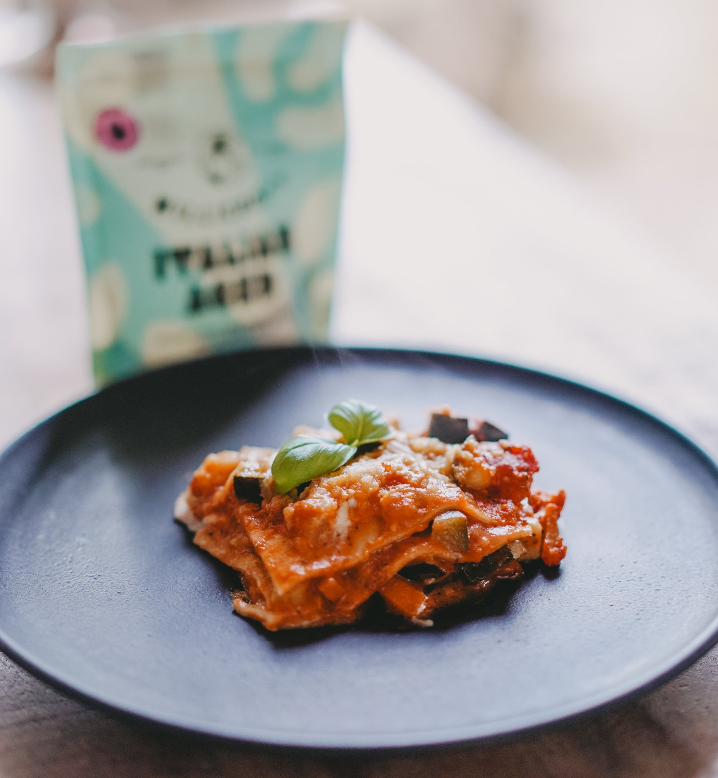 Young Dutch and Italian Aged Plant-based Lasagna 